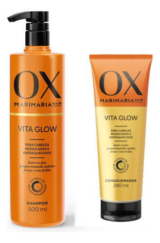 Kit Shampoo E Condicionador Ox Mari Maria Vita Glow