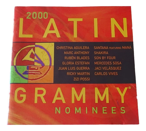 2000 Latin Grammy Nominees Cd Disco Compacto Nuevo Sony
