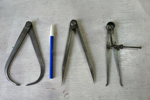 Compases Para Uso Industrial Metalurgico 3 Unidades (Usado)
