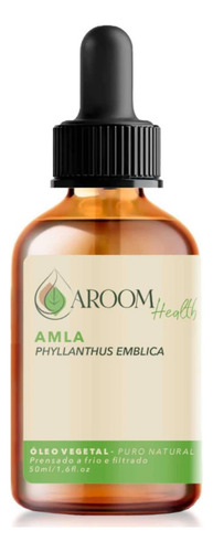 Óleo Vegetal Amla 100% Puro - 50 Ml Vidro Âmbar