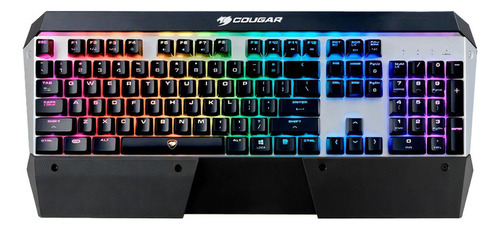 Teclado Mecanico Gamer Cougar Attackx3 Rgb 2018 Cherry Brown