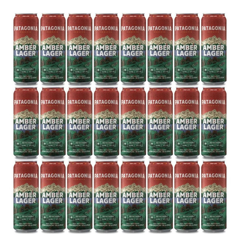 Cerveza Patagonia Amber Lager Lata 410 Ml Pack X24 Oferta