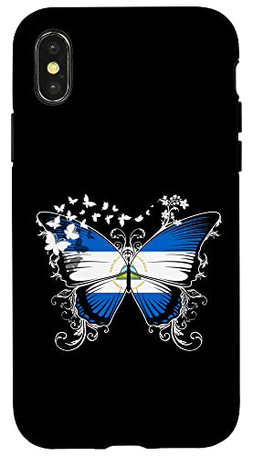 Funda Para iPhone X/xs Nicaragua Flag Plastico