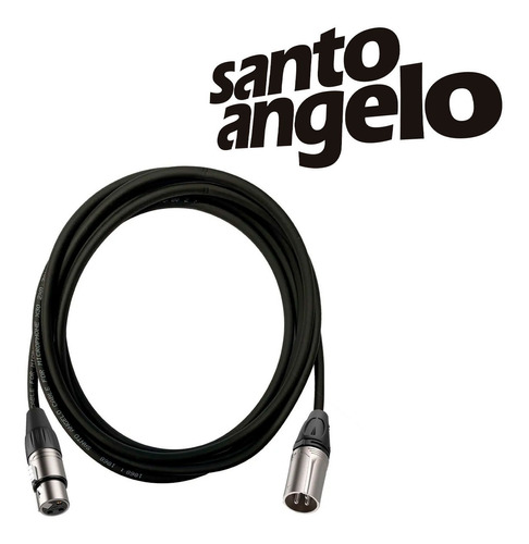 Cabo De Microfone Balanceado Xlr Santo Angelo 10m