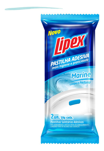 Pastilha Adesiva Pedra Sanitária Marine Vaso Sanitário C/ 2