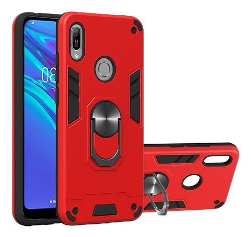 Anillo Magnético Caso Del Teléfono Para Huawei Y6 2019