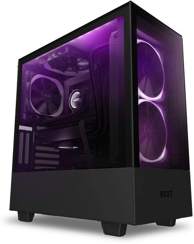 Gabinete Mid Tower Atx Nzxt H510 Elite - Ca-h510e-b1 Negro