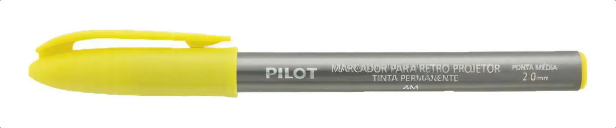 Marcador Retro Projetor 2.0 Amarelo - Pilot