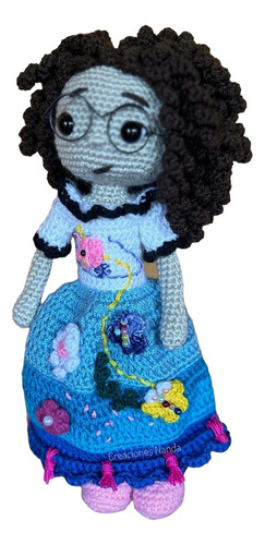 Muñeca Mirabel Tejida A Crochet Amigurumi 