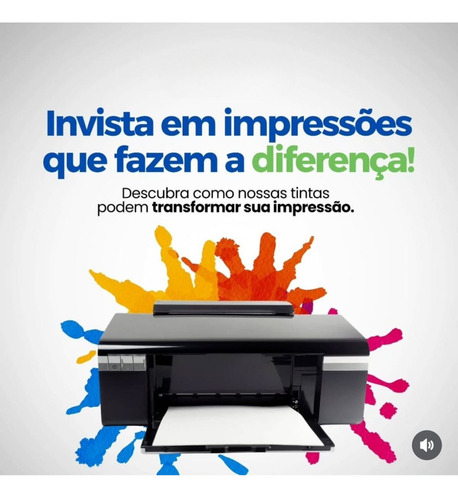 Tinta Compatível P/ Uso Canon Linha G Mb Corante Fotográfica Tinta Cyan Magenta Yellow Black