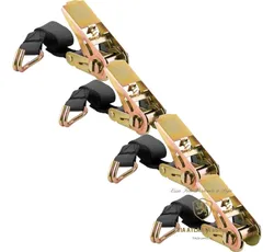 Comprar Kit 4 Cintas Catraca Carga Caminhão Amarrar Amarração 800kg no Mercado Livre