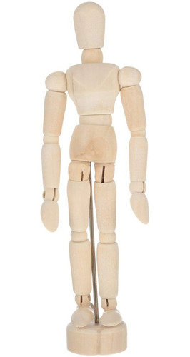 Maniquí Muñeco De Madera Articulado De Dibujo 15cm