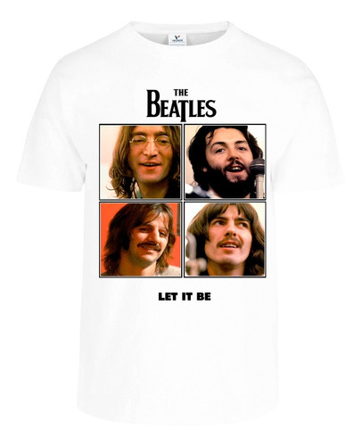 Playera The Beatles Let It Be 1970 Vintage Dvd