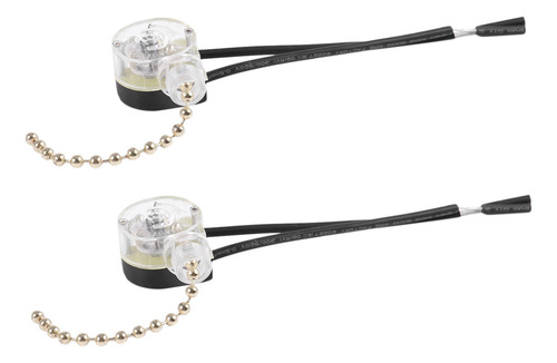 Interruptor De Luz Crystally-2x Lighting Para Ventilador De