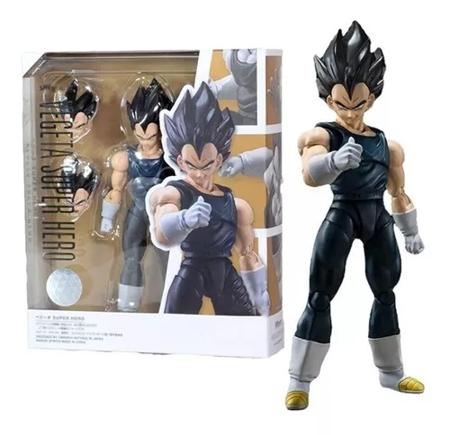 Boneco Dragon Ball Z - Vegeta Super Saiyajin Deus Rosa