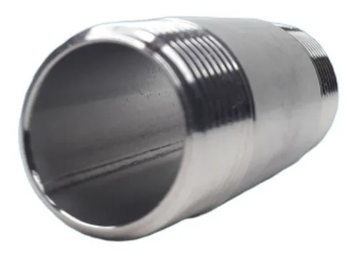 comprar Niple Duplo Liso Em Aço Inox 304 Com Rosca Npt 3\u002F4 