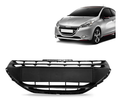 Grade Dianteira Peugeot 208 Sport 2012 2013 2014 15 16 Preta