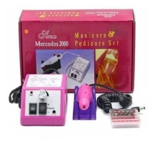 Pulidor De Uñas Profesional + Set De Brocas Y Lijas