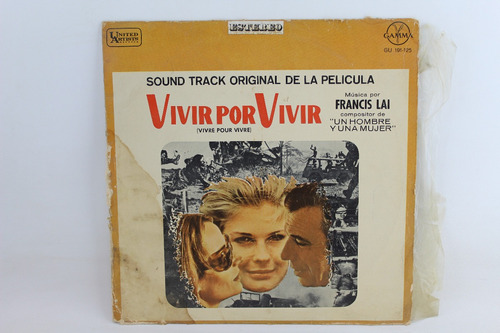 D1716 Francis Lai -- Vivir Por Vivir Soundtrack Original Lp
