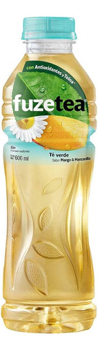 Fuzetea Con Te Verde Mango Manzanilla 6 Piezas De 600 Ml C/u