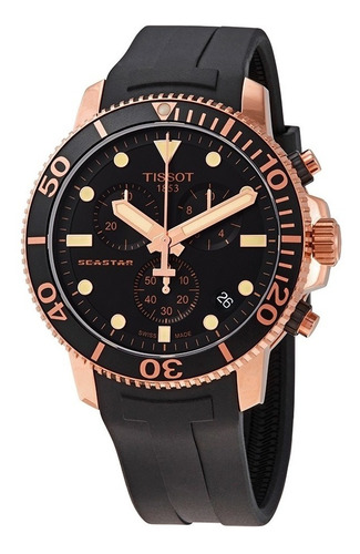 Relogio Tissot Novo T1204173705100 Seastar 1000 Rose