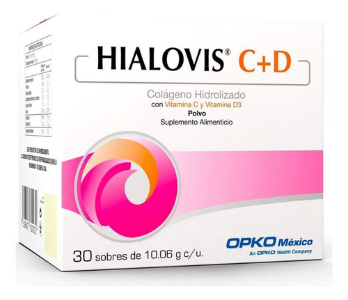 Hialovis C+d Suplemento Alimenticio Con 30 Sobres