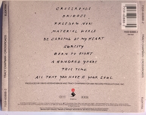 Cd Tracy Chapman (crossroads)