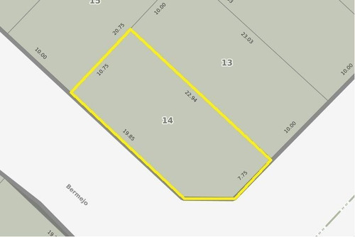 Imagen 3 de 4 de Venta De Lote 242 Mt. Esquina Coyunda, Parque Leloir.ituzain