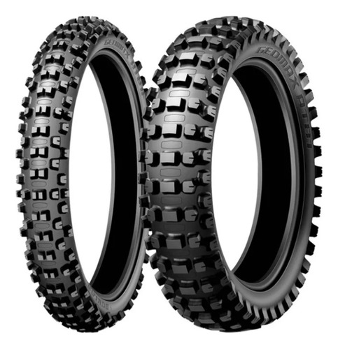 Pareja 80/100-21 + 120/90-18 Dunlop At81 /enduro Cross Moto