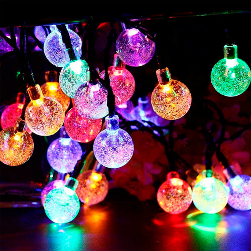 Serie Focos Bombilla Luces Led Navidad Decorativa Multicolor