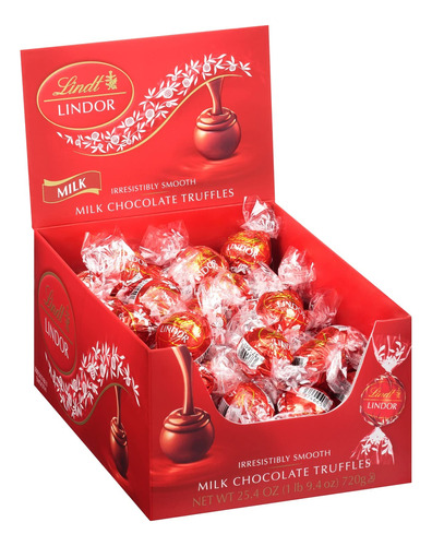 Lindt Lindor Trufas De Chocolate Con Leche, Caramelo De Choc