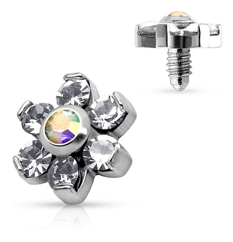 Imagen 4 de 5 de Piercing Microdermal Flor Piercing Argentina ®