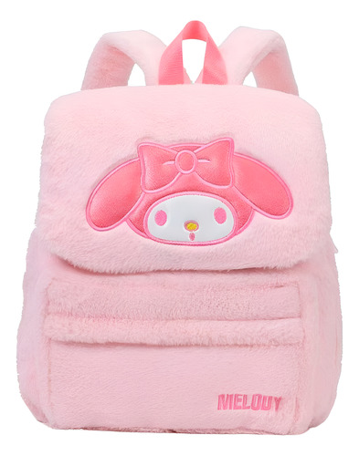 Mochila Peluche Stitch Capibara Kity Melody-kuromi Personaje Rosado Melody