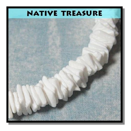 Native Treasure - Collar X-pequeño De Concha De Puka Con Chi