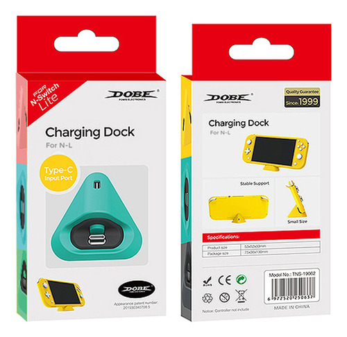 Dock Amarillo Portátil Para Mini Consola De Juegos