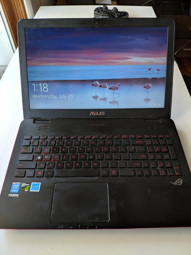 Asus 16gbram Hd 1tb Intel I7 Teclado Luz Win 10 Instalado