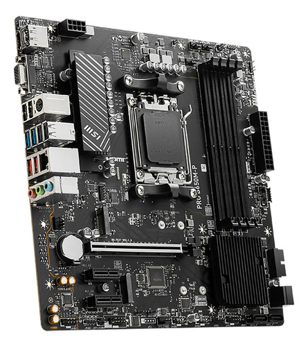 Tarjeta Madre Msi Micro-atx Pro B650m-p Sam5 B650 192gb Ddr5