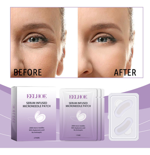 Mascarilla De Ojos Con Reducción De Arrugas B Microneedle Pa