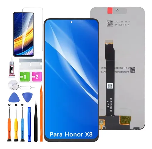 Schermo LCD Di Ricambio Per Honor X8 4G - Modelli TFY-LX1/LX2/LX3, Nero Con Cornice