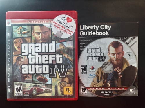 Grand Theft Auto Iv 4 Ps3 Playstation 3 Original Buen Estado