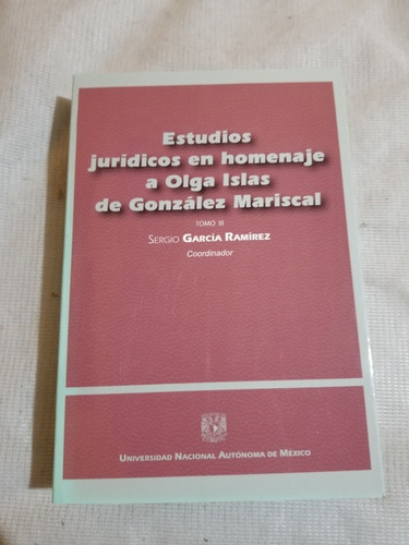 Estudios Jurídicos En Homenaje A Olga Islas (Usado)