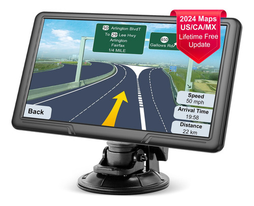 Gps Para Coche Lehwey 9 Navegación Camión 2024 Mapas