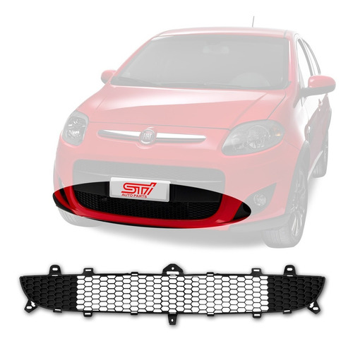 Grade Inferior Parachoque Fiat Novo Palio Sporting 2015