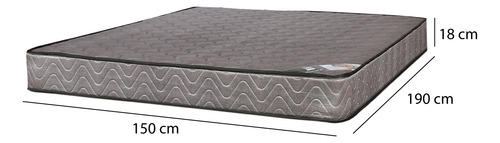 Colchón Comprimido Plus Bonnell 2 Plazas 150x190x18 Cm