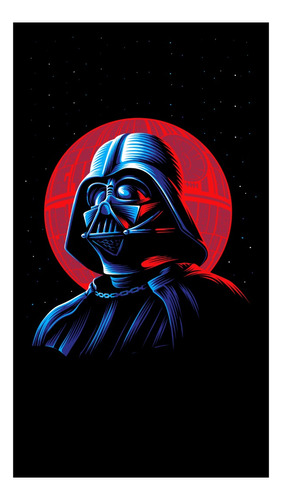 Póster Star Wars Darth Vader Estrella De La Muerte Galaxia