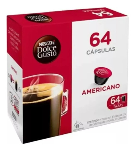 Nescafé Dolce Gusto Café Americano 64 Cápsulas
