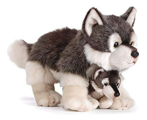 Juguete De Peluche Nat Y Jules, Wolf Mom Y Pup