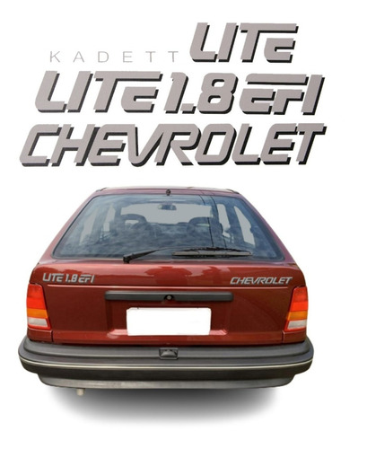 Adesivo Chevrolet Kadett Lite 1.8 Efi Lite Cor padrão
