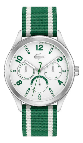 Relógio Lacoste Masculino Metal Reciclado Verde E Branco - 2