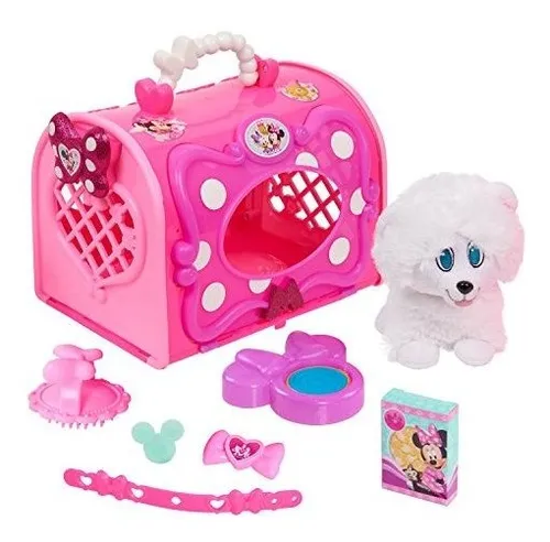 Transportín De Mascotas Minnie Mouse Happy Helpers, Rosa-bla